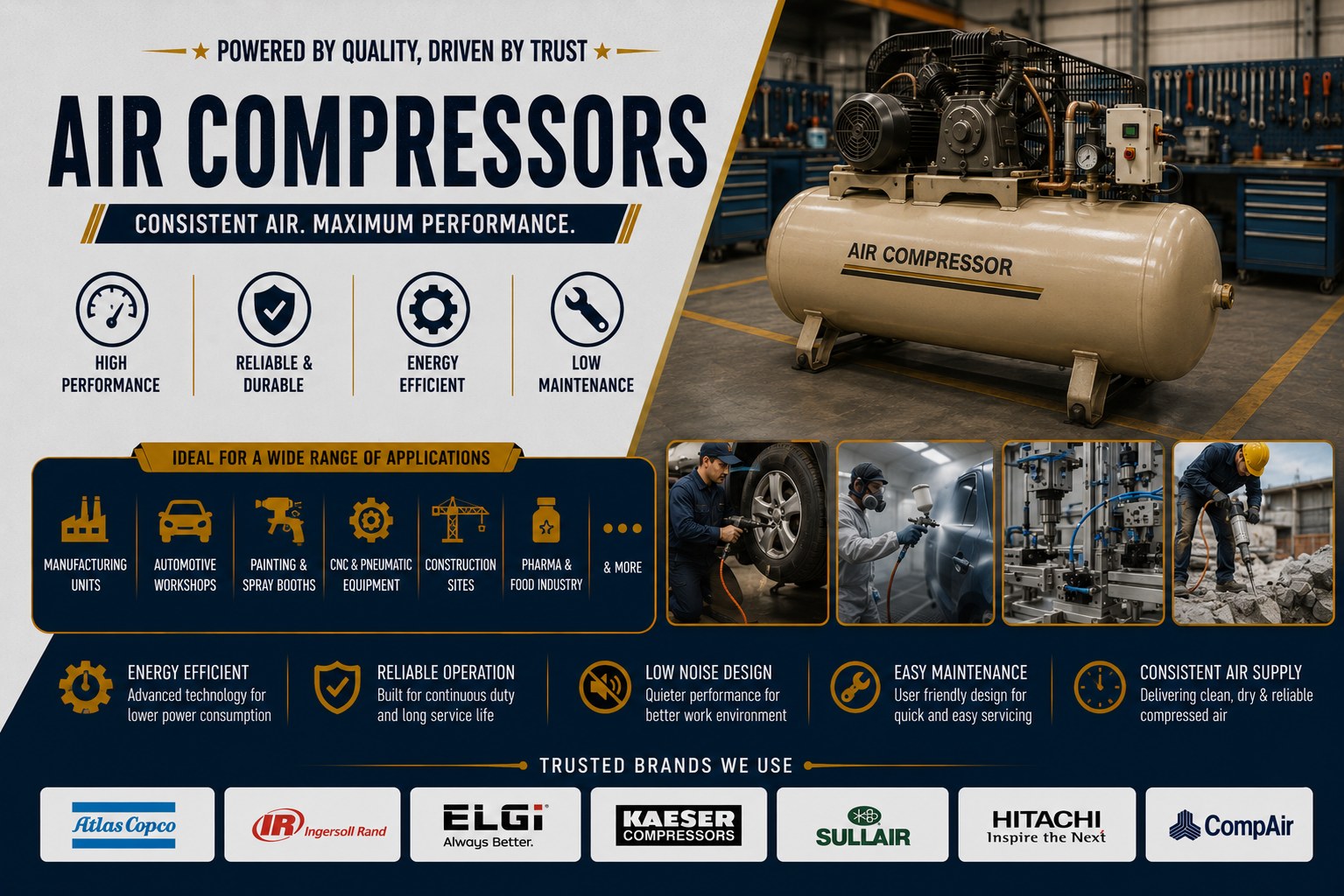 Air compressor repair and maintenance service in Saudi Arabia